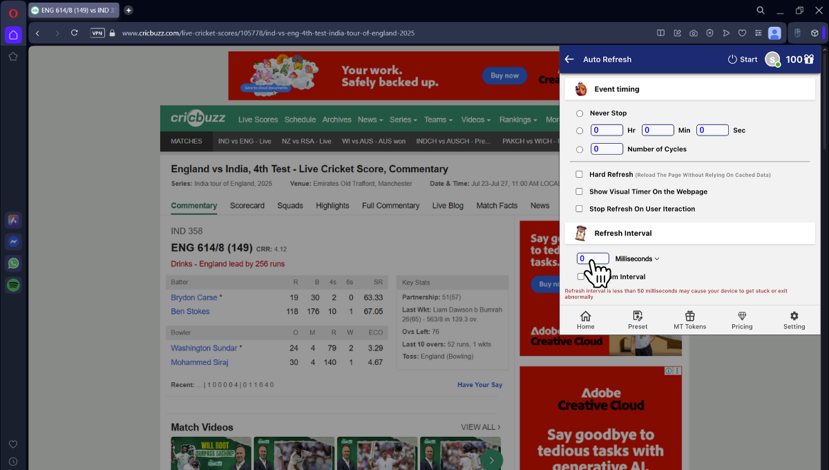 Drop MT Pointers on Key Elements